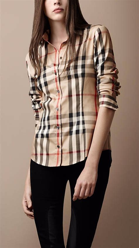 camisa burberry mujer original|burberry flannel men's.